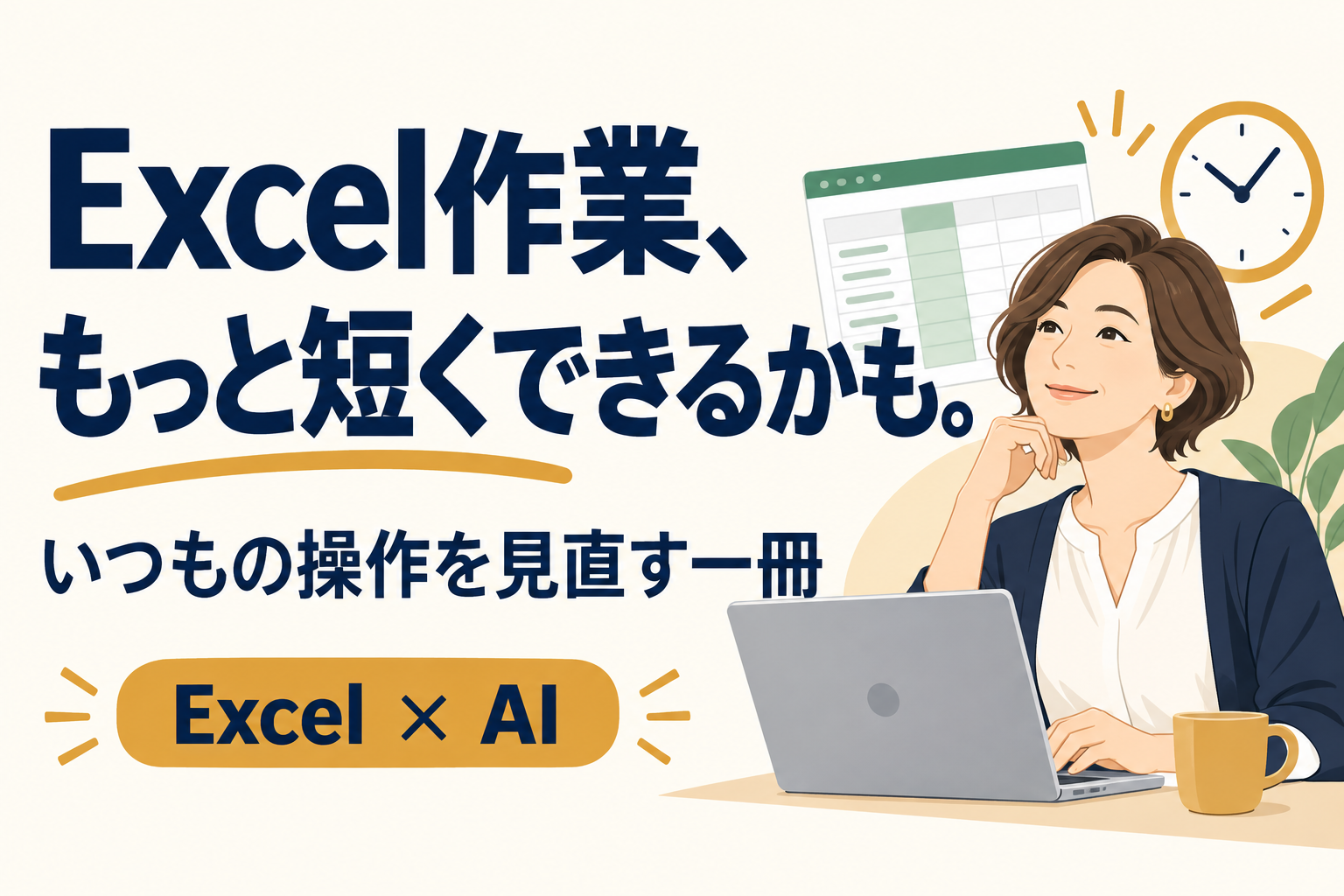 Excel時短＋AI書籍